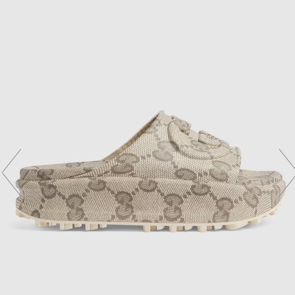 Gucci Platform Slippers - Picture 1 of 5